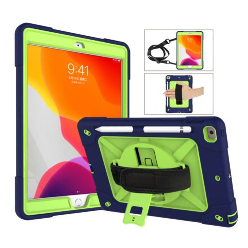 Hybrid Silicone Shoulder Strap Tablet Case For iPad 10.2" 7th Generation 2019 18