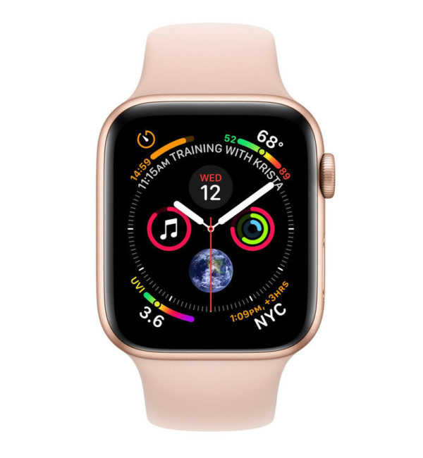 Apple Watch Series 4 Silver Grey Gold 40mm/44mm Sport Band 10
