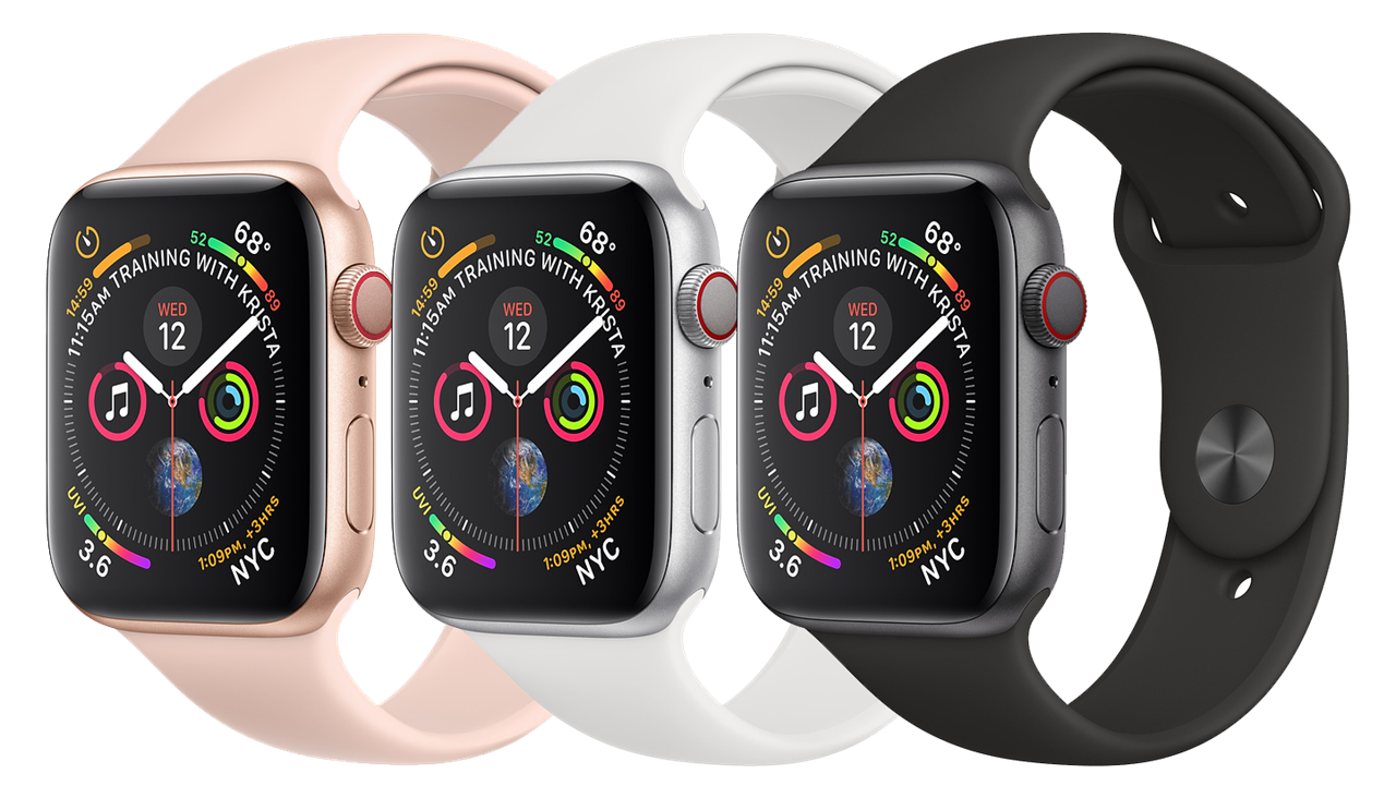 Apple Watch Series 4 Silver Grey Gold 40mm/44mm Sport Band 1