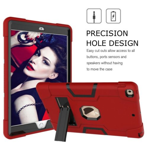 For iPad 10.2 7th Gen 2019 Shockproof Stand Case Heavy Duty Hard Rubber Cover 6