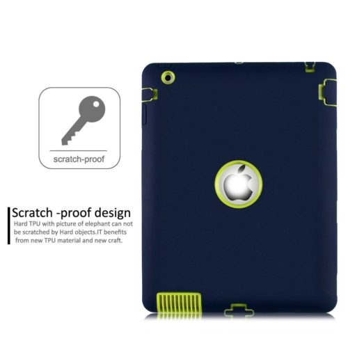 Heavy Duty Shockproof Case Cover For New iPad 6th Gen 9.7" iPad 4 3 2 mini Air 5