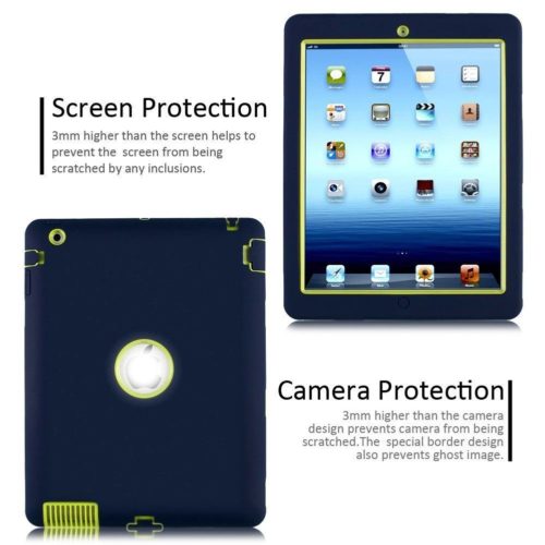 Heavy Duty Shockproof Case Cover For New iPad 6th Gen 9.7" iPad 4 3 2 mini Air 7
