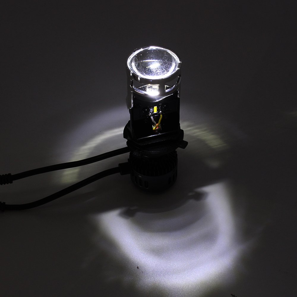 G9 H4 LED Headlights with Mini Projector Lens Hi/Lo Beam Bulb 60W 9600LM 6500K White for Car Motorcycle 12 G9 H4 LED Headlights with Mini Projector Lens Hi/Lo Beam Bulb 60W 9600LM 6500K White for Car Motorcycle - Image 12