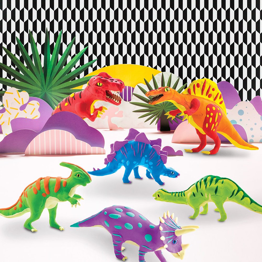 Robotime Clay Dinosaur Series 3D Puzzle Modeling Clay Children's Manual DIY Rubber Color Mud Toys 1 Robotime Clay Dinosaur Series 3D Puzzle Modeling Clay Children's Manual DIY Rubber Color Mud Toys