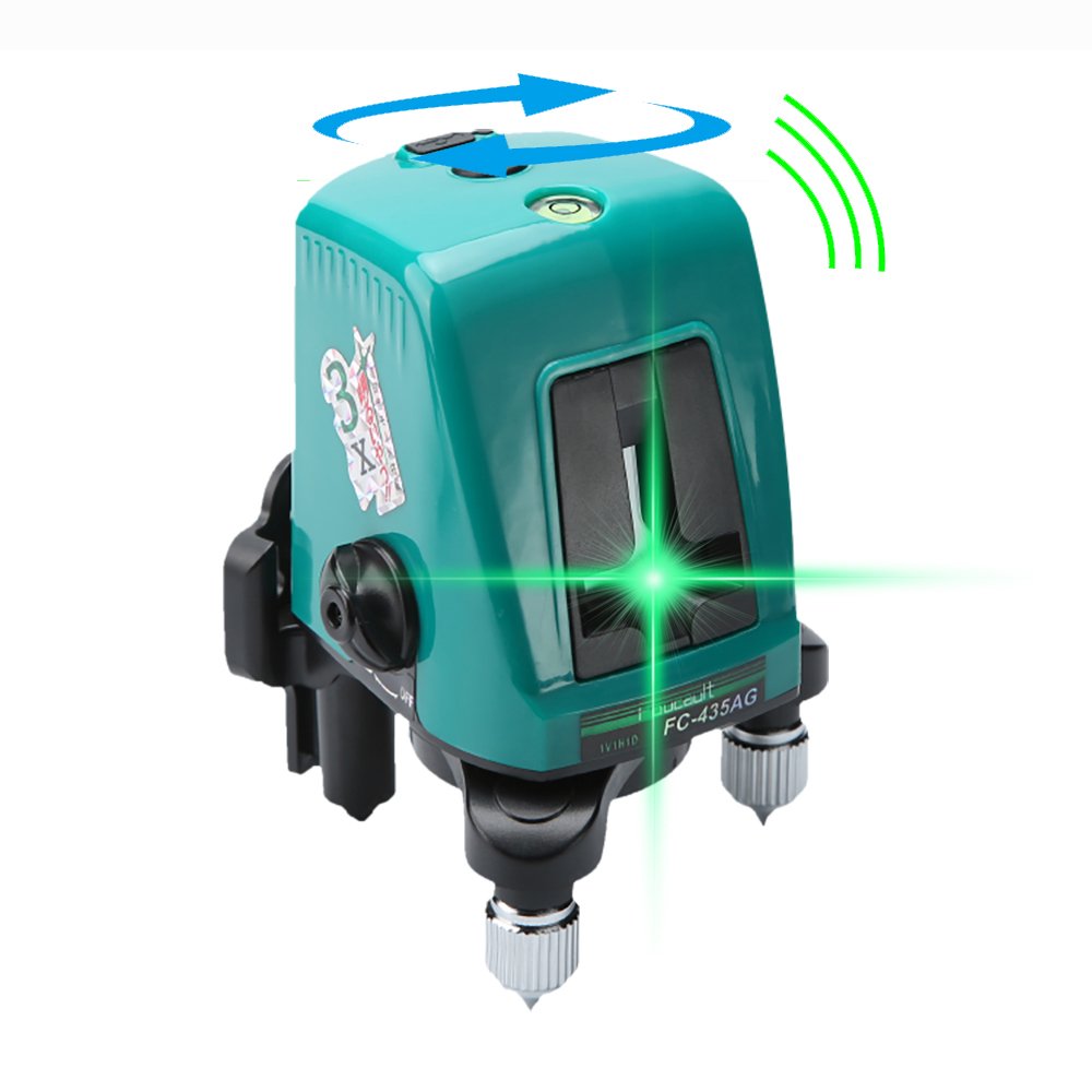 Foucault FC-435AG Mini Infrared Laser Level with Oblique Function Line Projector 2 Line 1 Brightening Point Green Light 2