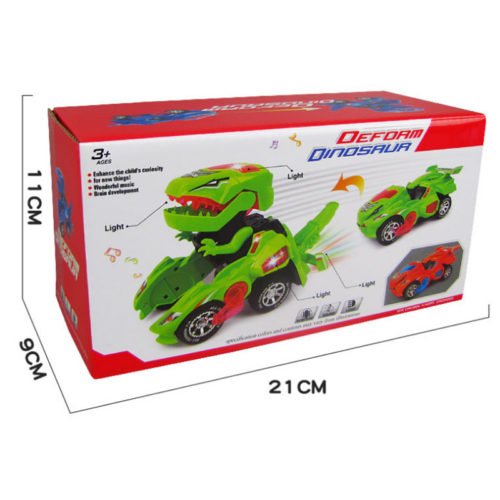 HG-788 Electric Deformation Dinosaur Chariot Deformed Dinosaur Racing Car Children's Puzzle Toys with Light Sound 11