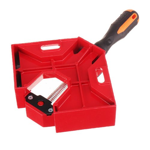 Drillpro 90 Degree Corner Right Angle Clamp Vice Grip Woodworking Quick Fixture Aluminum Alloy Tool Clamps Single Handle 7