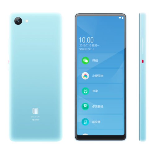 QIN Full Screen Phone 4G Network With Wifi 5.05 inch 2100mAh Andriod 9.0 SC9832E Quad Core Feature Phone from Xiaomi youpin 3