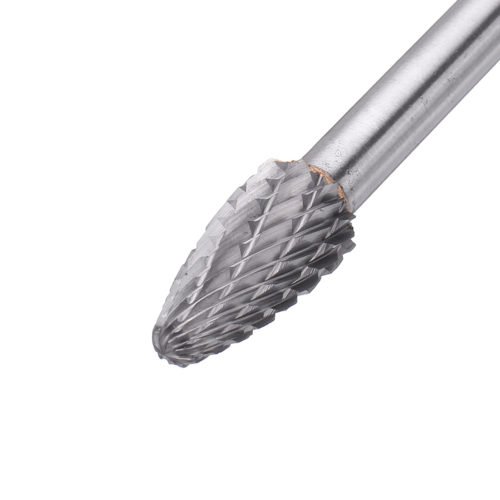 Drillpro 4Pcs 150-160mm Tungsten Carbide Rotary Burr Set 1/4 Inch Shank for Die Grinder Drill DIY Woodworking Metal Carving Polishing Engraving Drilli 8
