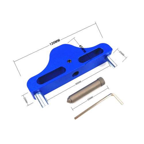 Aluminum Alloy Woodworking Center Finder Line Measuring Marking Gauge Scriber Scribing Tool Woodworking 8