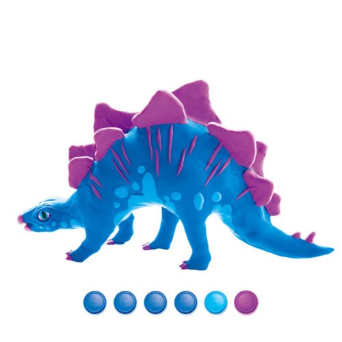 Robotime Clay Dinosaur Series 3D Puzzle Modeling Clay Children's Manual DIY Rubber Color Mud Toys 16