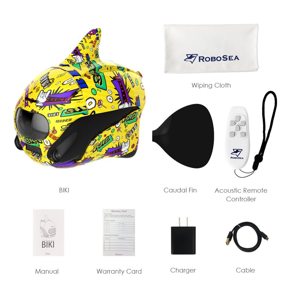 Robosea BIKI, Submersible Wireless Remote Control Underwater Drone with 4K HD Camera, WIFI Connection Bionic Design Fish Robot Pet In Pools Lakes, Col 7 Robosea BIKI, Submersible Wireless Remote Control Underwater Drone with 4K HD Camera, WIFI Connection Bionic Design Fish Robot Pet In Pools Lakes, Col - Image 7