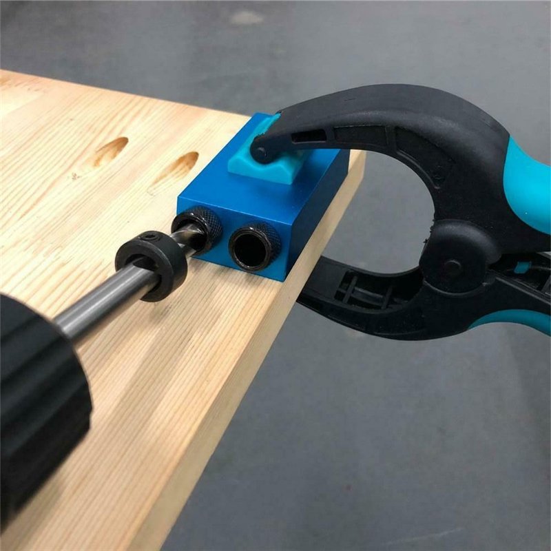7/14PCS Pocket Hole Screw Jig Dowel Drill Joinery Kit Woodworking Guides Tool 12 7/14PCS Pocket Hole Screw Jig Dowel Drill Joinery Kit Woodworking Guides Tool - Image 12