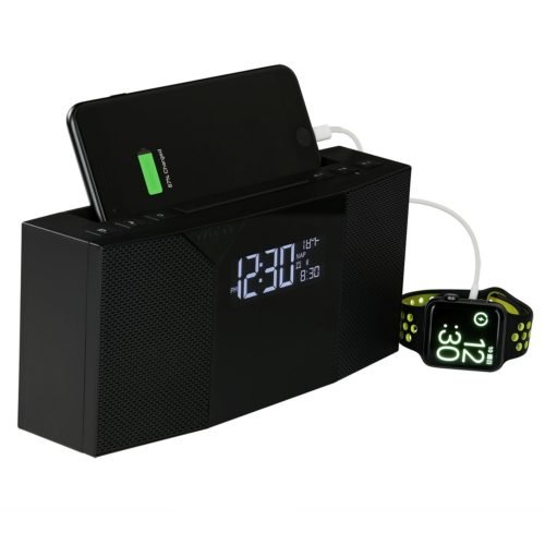 WITTI BEDDI Glow SE | App Enabled Intelligent Alarm Clock with Wake-up Light, Bluetooth Speaker and USB Charging Station 2