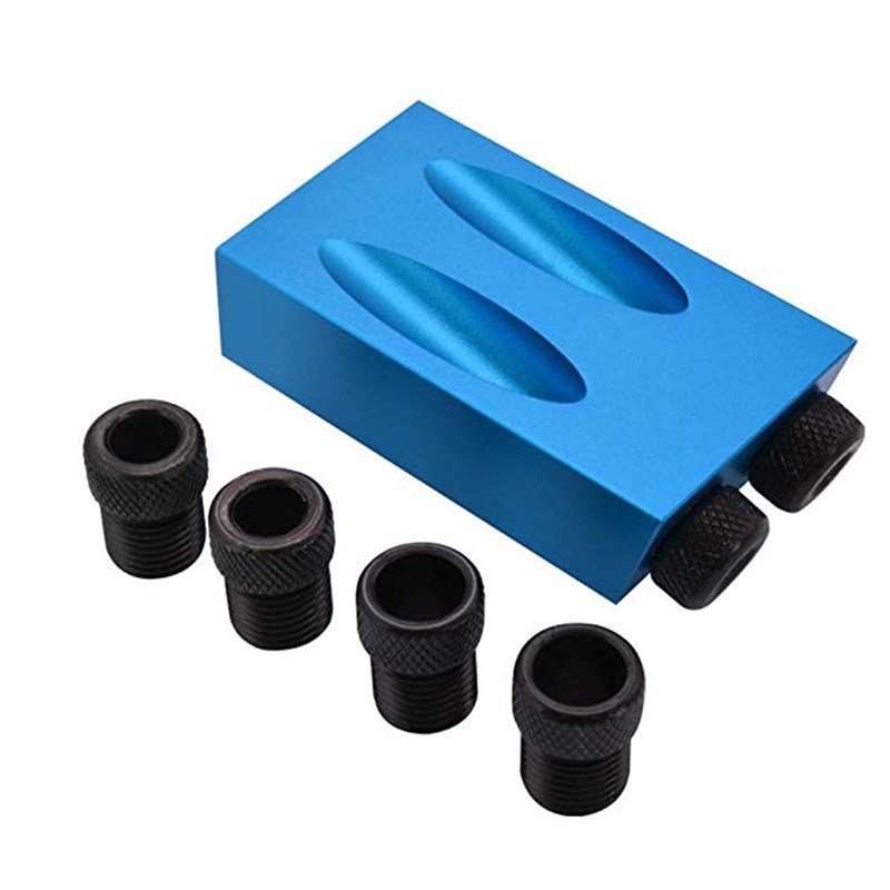 7/14PCS Pocket Hole Screw Jig Dowel Drill Joinery Kit Woodworking Guides Tool 5 7/14PCS Pocket Hole Screw Jig Dowel Drill Joinery Kit Woodworking Guides Tool - Image 5