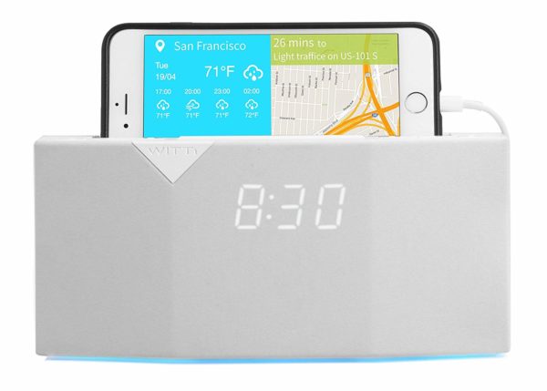 WITTI BEDDI Glow SE | App Enabled Intelligent Alarm Clock with Wake-up Light, Bluetooth Speaker and USB Charging Station 14