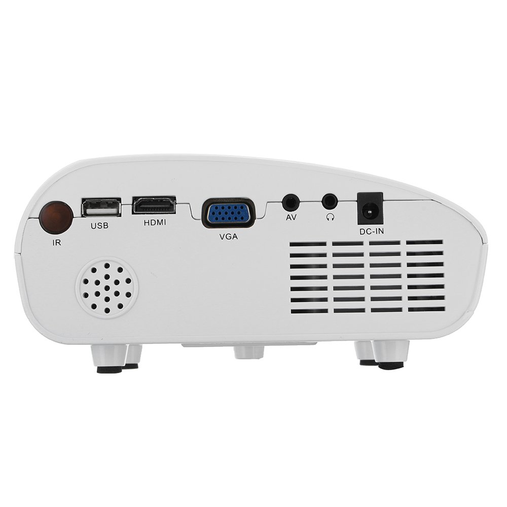 3D 1080P Portable LCD LED Mini Projector 600 Lumens 480x320 USB VGA TV AV Office Home Theater 5 3D 1080P Portable LCD LED Mini Projector 600 Lumens 480x320 USB VGA TV AV Office Home Theater - Image 5