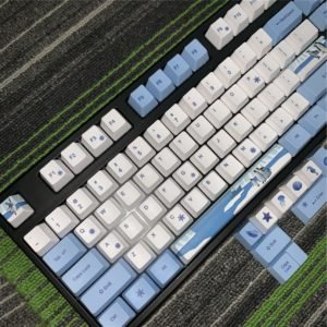 Antarctic Penguin PBT Keycaps Full Set Mechanical Keyboard (OEM Antarctic Keycap)