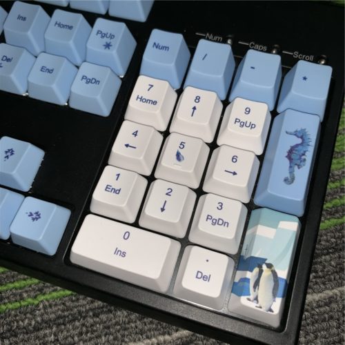 Antarctic Penguin PBT Keycaps Full Set Mechanical Keyboard (OEM Antarctic Keycap) 3