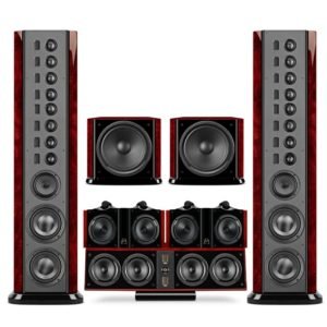 HIVI Swans 2.8A Home Theater Hi-end Flagship Home Theater System Front 2.8A Center 2.3C+ Rear F5R+ Sub 15B