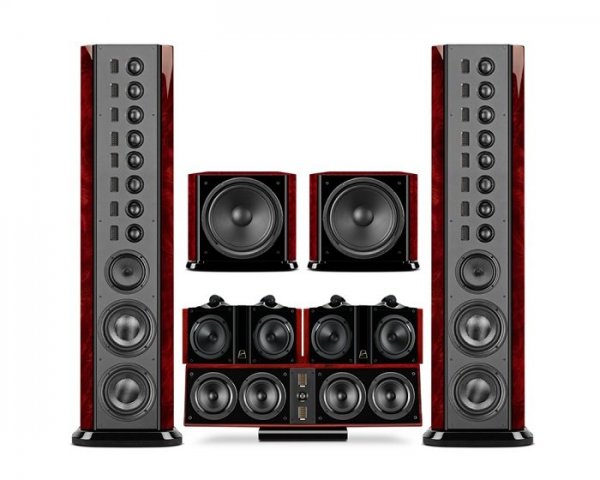 HIVI Swans 2.8A Home Theater Hi-end Flagship Home Theater System Front 2.8A Center 2.3C+ Rear F5R+ Sub 15B 1