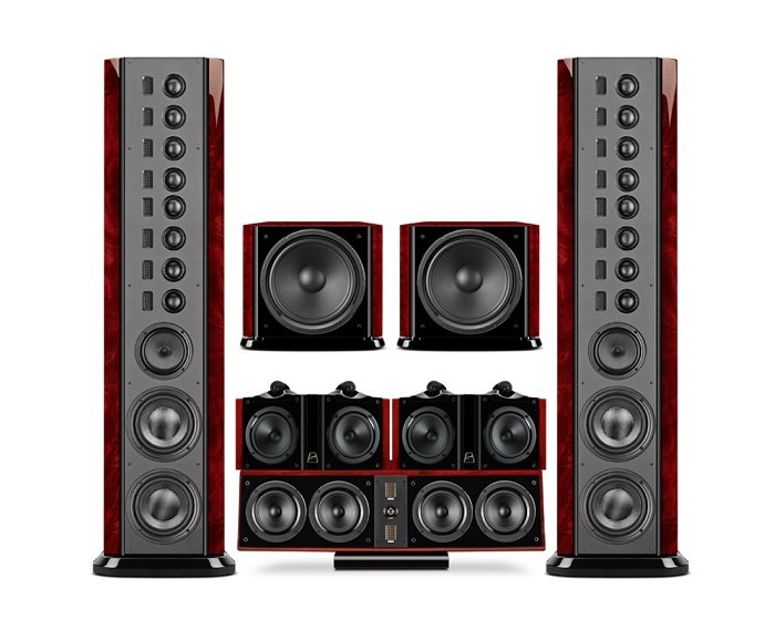 HIVI Swans 2.8A Home Theater Hi-end Flagship Home Theater System Front 2.8A Center 2.3C+ Rear F5R+ Sub 15B 2