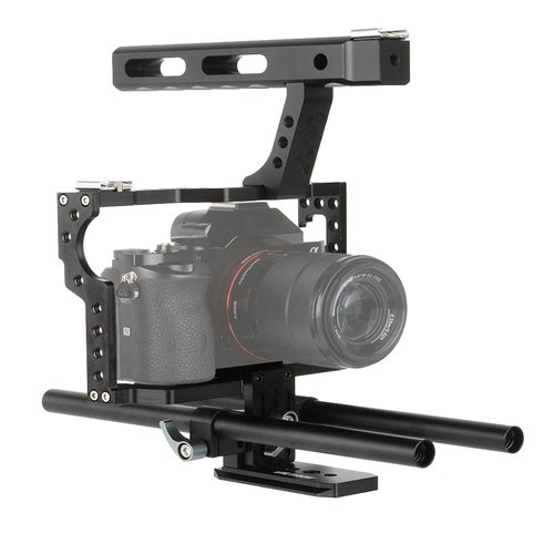 Rod Cage Kit Rig Dslr Camera Stabilizer For Sony 1