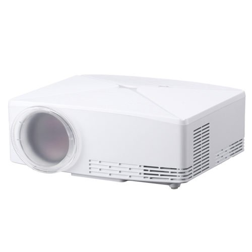 VIVIBRIGHT C80 LCD Projector HD 1080P LED Projector 2200 Lumens 1280*720 Video Proyector Mini Home Theater (white) 4