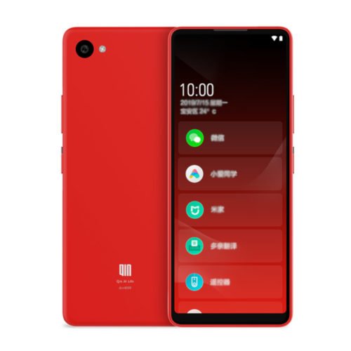 QIN Full Screen Phone 4G Network With Wifi 5.05 inch 2100mAh Andriod 9.0 SC9832E Quad Core Feature Phone from Xiaomi youpin 8