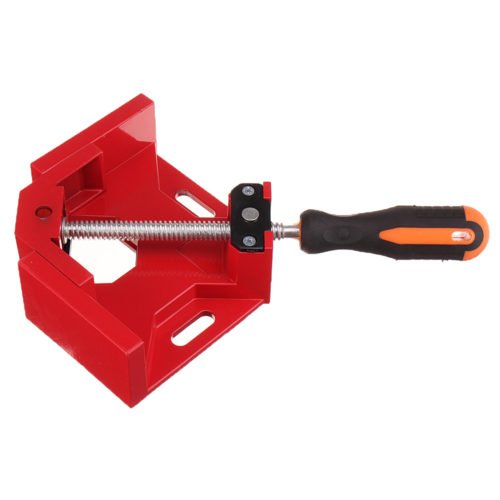 Drillpro 90 Degree Corner Right Angle Clamp Vice Grip Woodworking Quick Fixture Aluminum Alloy Tool Clamps Single Handle 4