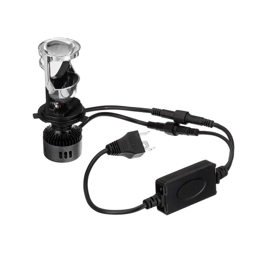 G9 H4 LED Headlights with Mini Projector Lens Hi/Lo Beam Bulb 60W 9600LM 6500K White for Car Motorcycle 3 G9 H4 LED Headlights with Mini Projector Lens Hi/Lo Beam Bulb 60W 9600LM 6500K White for Car Motorcycle - Image 3