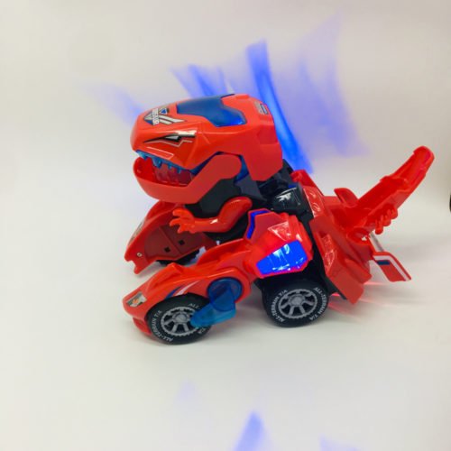 HG-788 Electric Deformation Dinosaur Chariot Deformed Dinosaur Racing Car Children's Puzzle Toys with Light Sound 7