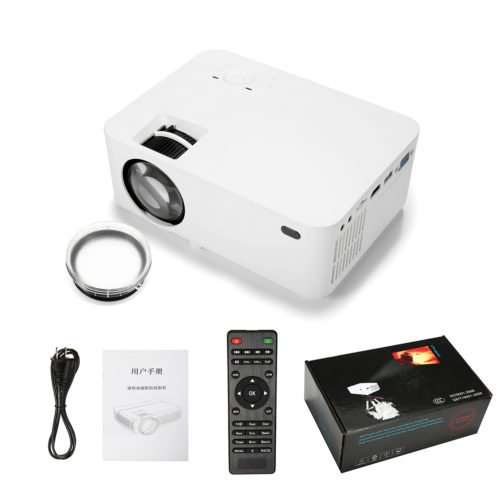 Augibe 10000 Lumen 1080P 3D CINEMA LED Mini Projector Multimedia HDMI/USB/SD/VGA/TF 4