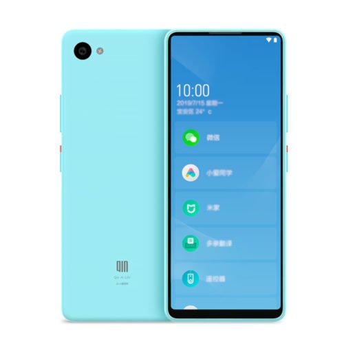 QIN Full Screen Phone 4G Network With Wifi 5.05 inch 2100mAh Andriod 9.0 SC9832E Quad Core Feature Phone from Xiaomi youpin 9
