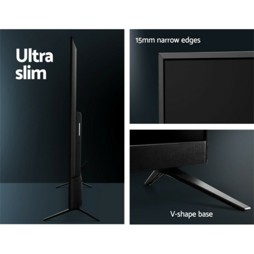 DEVANTI 65" Inch Smart LED TV 4K UHD HDR LCD LG Screen Netflix Black 6