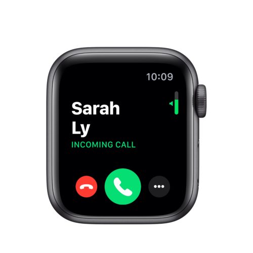 Apple Watch Series 5 GPS, 40mm Space Gray Aluminum Case with Black Sport Band - S/M & M/L 3