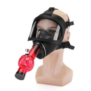 Silicone Acrylic Gas Filter Mask Water Shisha Pipe Tube