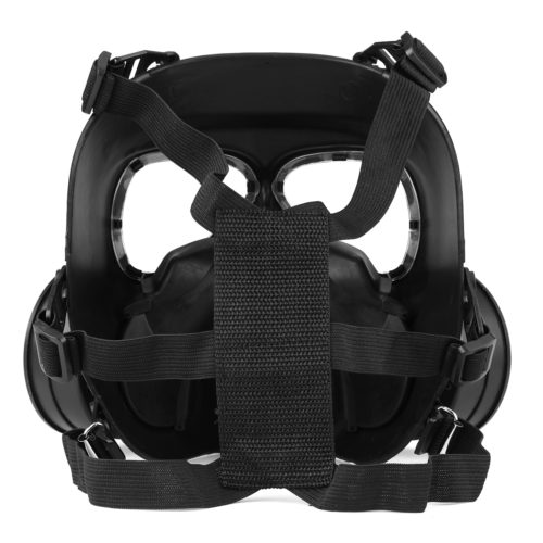 Breathable Gas Mask Double Filter Fan CS Edition Perspiration Dust Face Guard 8
