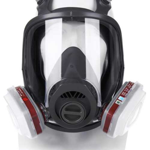 15 in 1 Full Face Gas Mask Facepiece Respirator Painting Spraying Mask 6800 Dust 2