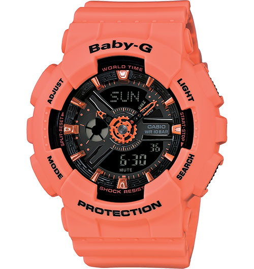 Casio Baby-G Analogue/Digital Female Pink Watch BA-111-4A2DR