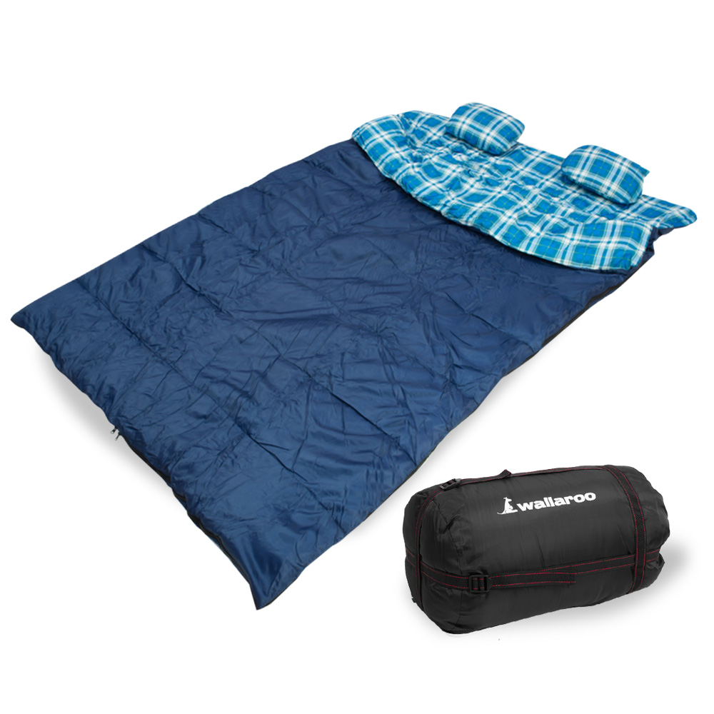 Wallaroo Double Outdoor Camping Sleeping Bag - 220x145