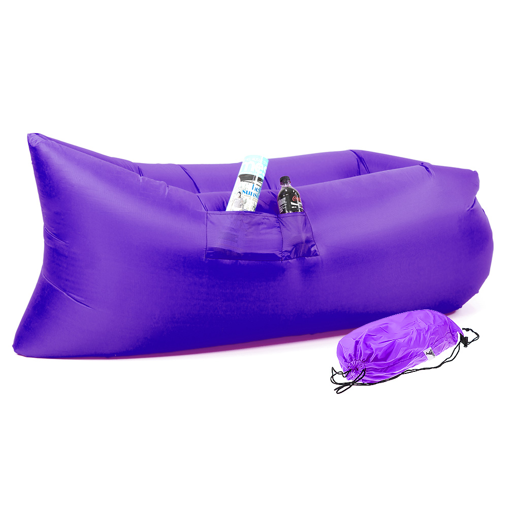 Wallaroo Inflatable Air Bed Lounge Sofa - Purple