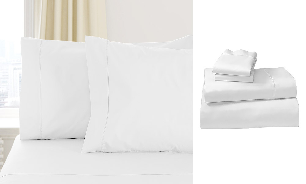 1200TC Egyptian Cotton Queen Sheet Set White 1 1200TC Egyptian Cotton Queen Sheet Set White