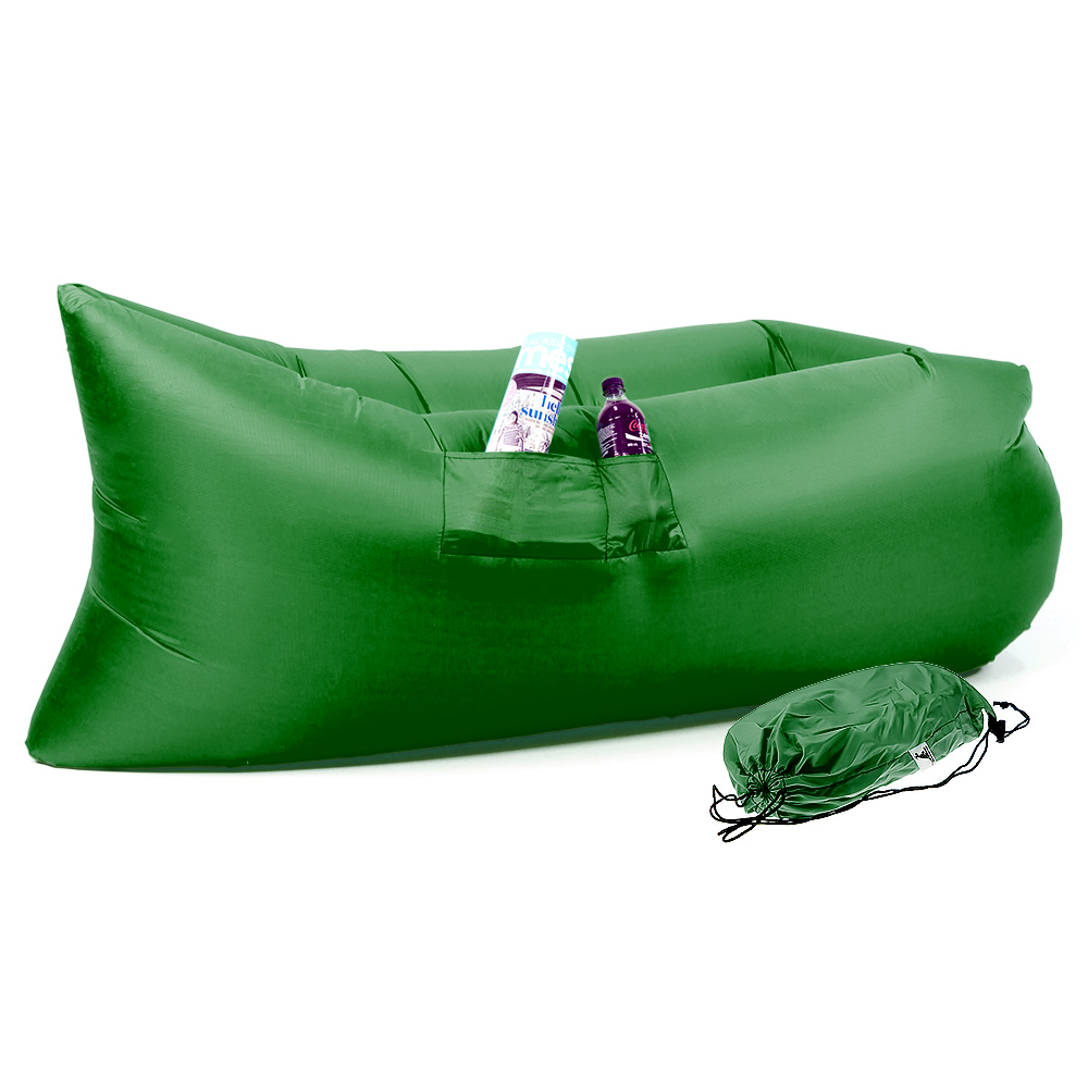 Wallaroo Inflatable Air Bed Lounge Sofa - Dark Green