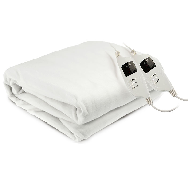 Polyester 9 Level Heated Settings Electric Blanket - Queen