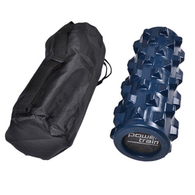 Powertrain EVA Grid Foam Yoga Massage Roller 30x15 - Blue