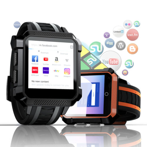 LOKMAT H7 4G 1+8G GPS Watch Phone LCD Color Screen Waterproof Smart Watch Fitness Exercise Bracelet