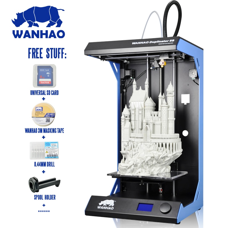 Industry 3D Printer With Large Printing Size Professional 3D Printer High-Speed biggest printing area 3D Printer Wanhao D5S (D5S) 1 Industry 3D Printer With Large Printing Size Professional 3D Printer High-Speed biggest printing area 3D Printer Wanhao D5S