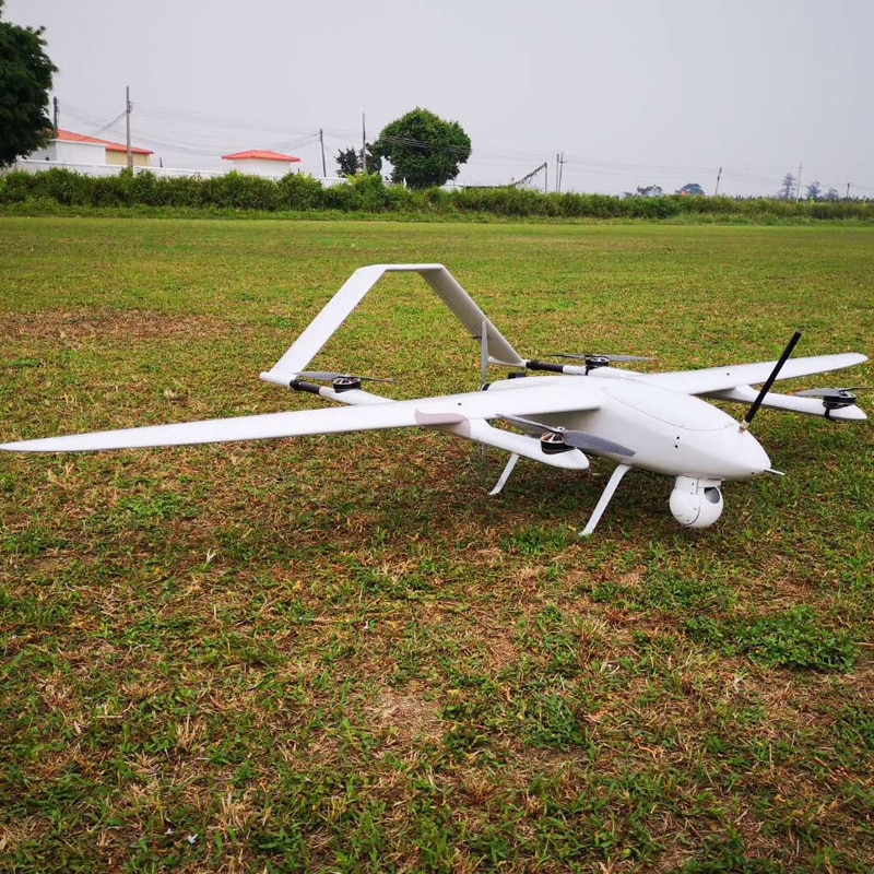 Electric Powered 2 Hours Endurance VTOL Fixed Wing UAV Aerial Video Surveillance 3D Survey Mapping Drone 1 Electric Powered 2 Hours Endurance VTOL Fixed Wing UAV Aerial Video Surveillance 3D Survey Mapping Drone