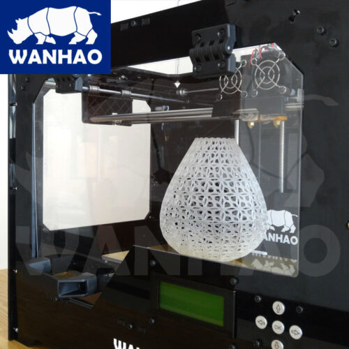 3D Printer WANHAO dual 4S with double extruder, FFF molding in high precision.